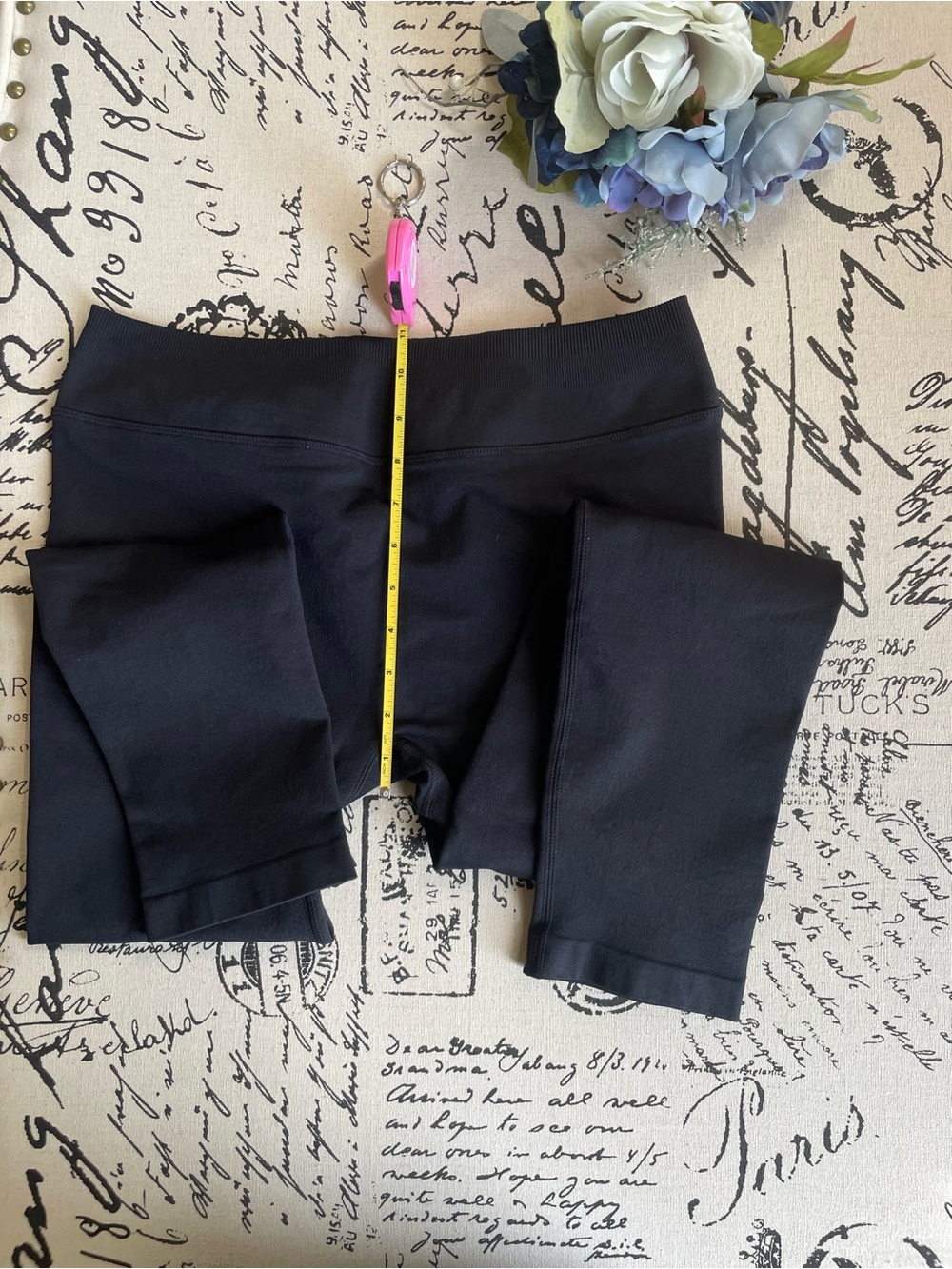 NWT CSB x Isabelle Mathers Seamless Compression Leggings in Black Size XL - Picture 9 of 13